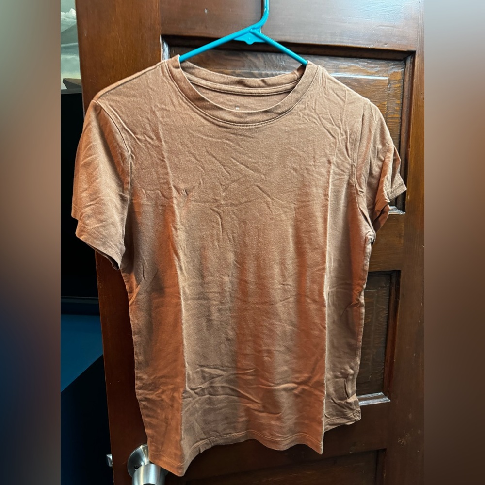 (3 for $15) a new day tee in burnt orange
